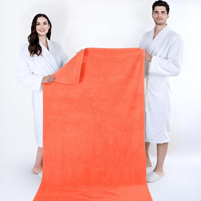 Cotton Paradise 100% Cotton Turkish Towel Set, Soft Absorbent Quick Dry - Image 5
