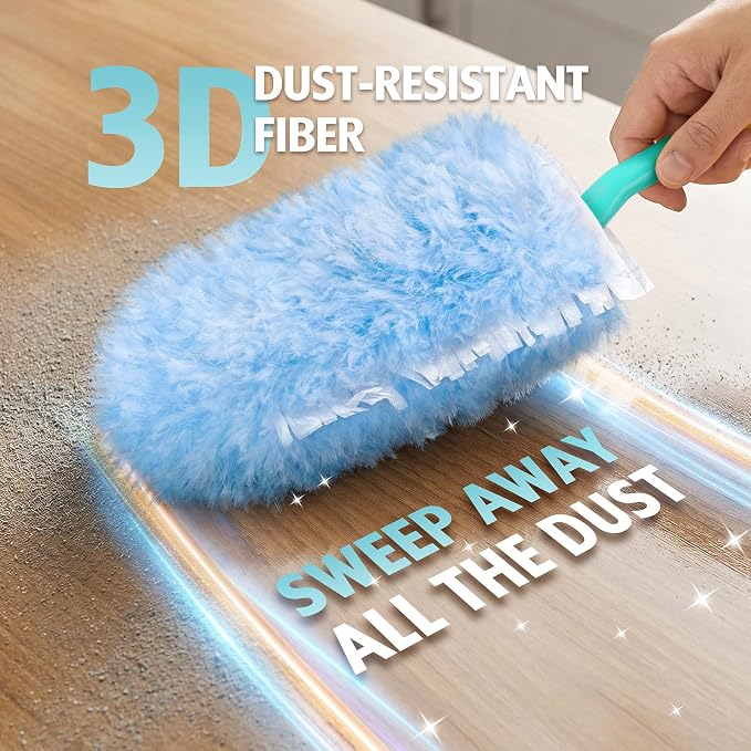 Duster Refills for Swiffer Duster, 4X Microfibers, Heavy Duty Disposable Multi - Image 3