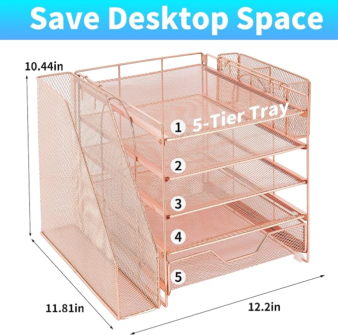 5-Tier Desk File Organizer - Image 2