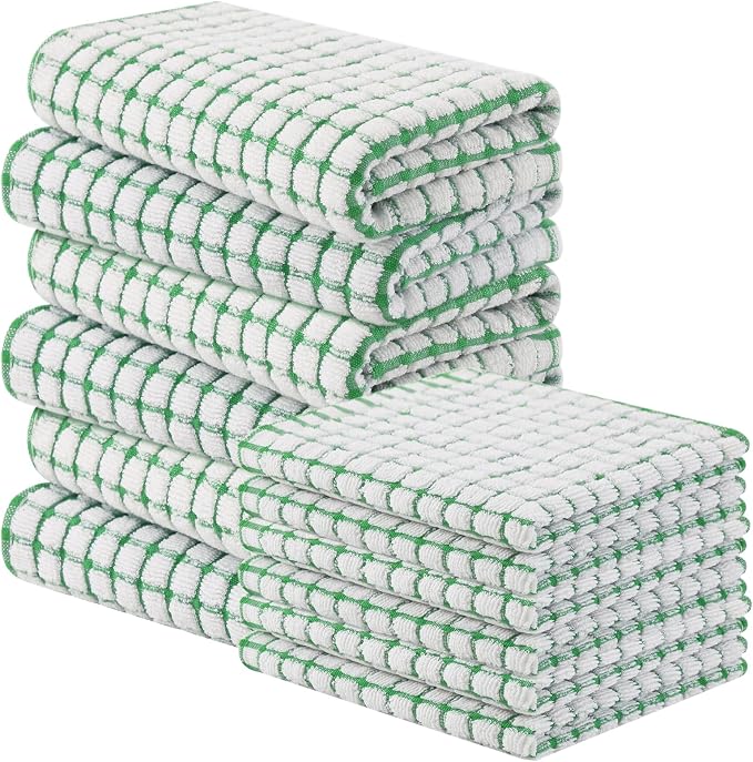 Homaxy Kitchen Towels and Dishcloths Set by Homaxy