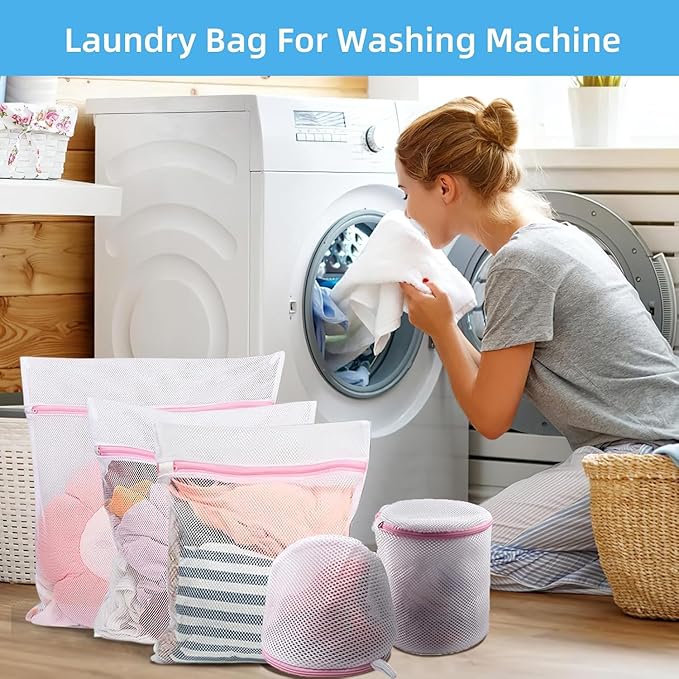 GOGOODA Mesh Laundry Bags for Delicates Durable Protective Wash Bags - Image 2