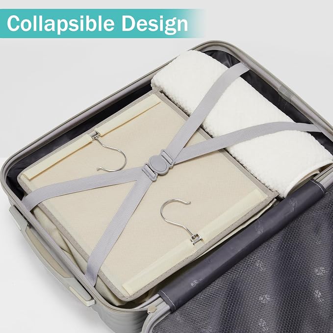 YOUDENOVA Hanging Closet Organizer and Storage, 2 Packs, 2 Side Pockets - Image 6