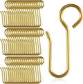 Jetec 60 Pcs Metal Curtain Track Hooks S Shaped Small Curtain Metal Drape Wire by Jetec