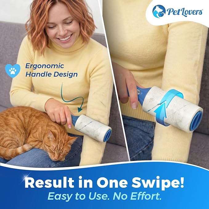 PetLovers Extra Sticky Lint Roller Ultimate Value Set 400 Sheets - Image 2