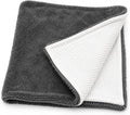 Hybrid Glass Microfiber Towel – Waffle Weave & Plush Dual Action Cleaning Cloth by Unknown