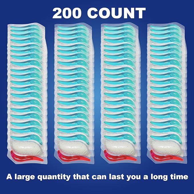 CHMI 200 Count Dishwasher Pods, suitable for 24-hour drying of stains and grease, no pre-rinsing required. CHMI dishwasher capsules are suitable for use in dishwashers or sinks.