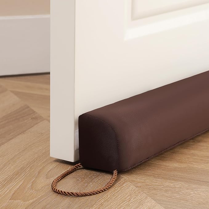 Sunolga Resistant Door Draft Stopper, Removable Washable Cover, Blocks Hot and by SunolgaIndustriesInc