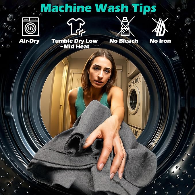 XANGNIER Car Drying Towel, Extra Large, Scratch Free, Super Absorbent, 4 Pack - Image 7