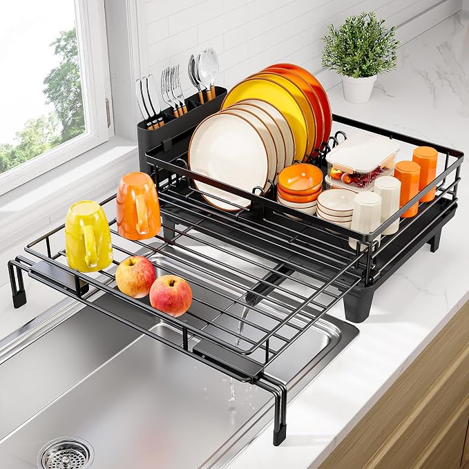 Urackify Expandable Sink Dish Drying Rack by Urackify