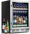Kalamera Mini Fridge Beverage and Wine Cooler Built-in or Freestanding - 118 Cans & 16 Bottles Capacity Wine Refrigerator Cooler