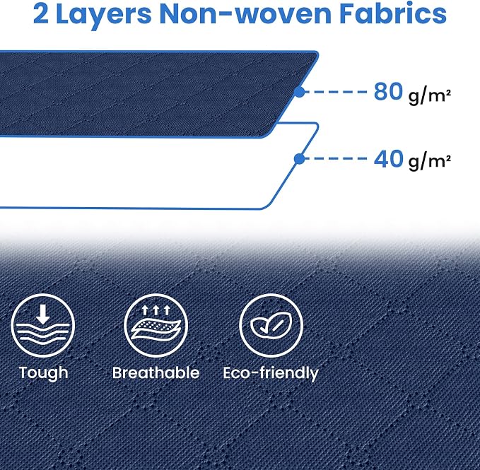 3 Pack Storage Bags for Clothes Blanket Storage Bins - Image 3