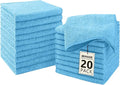 Washcloths 20 Pack Face Towels, Highly Soft Wash Cloths | Hand Towels, Fast by Unimade