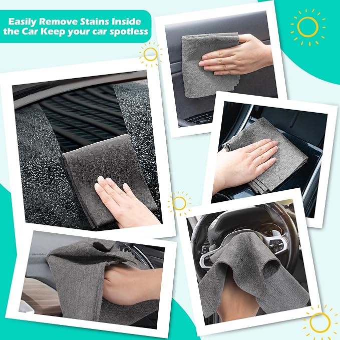 XANGNIER Car Drying Towel, Extra Large, Scratch Free, Super Absorbent, 4 Pack - Image 4