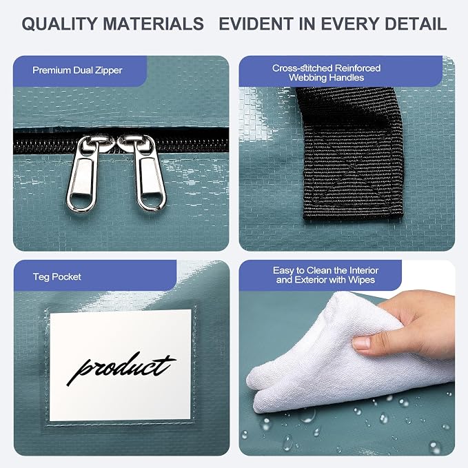 Moving Bags Heavy Duty Steel Blue – Large Packing Bags - Image 3