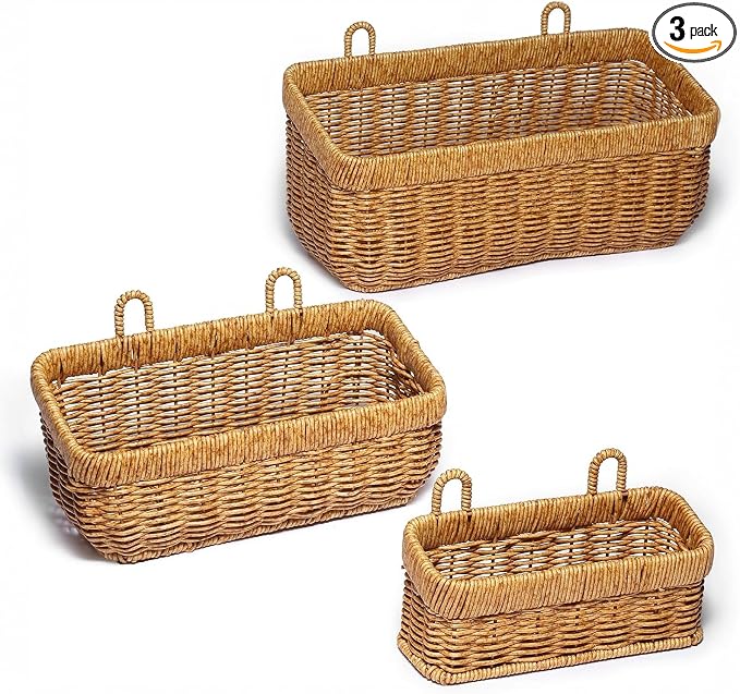 Wall Hanging Baskets for Bathroom Kitchen Door Organizing by Nicestand