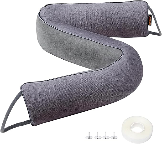 MAGZO Weighted Door Draft Stopper 32 Inches, Under Door Gap Filler Seals 3" Gaps by MAGZO