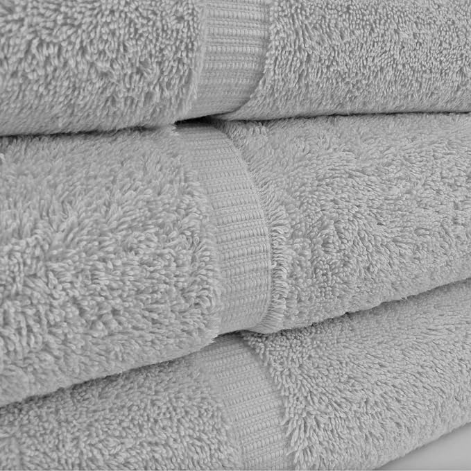 Chakir Turkish Linens 100% Cotton 4-Pack Bath Towels 30x60, 30x60 Extra Large - Image 5