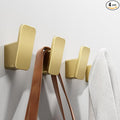 4-Pack Brushed Gold Towel Hook for Bathroom, Robe Coat Hook, Heavy Duty Wall by RIVAMBER