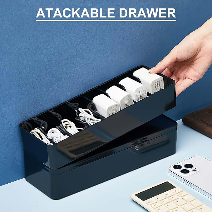 Tatuo 4-Pack Cord Organizer Box - Image 3