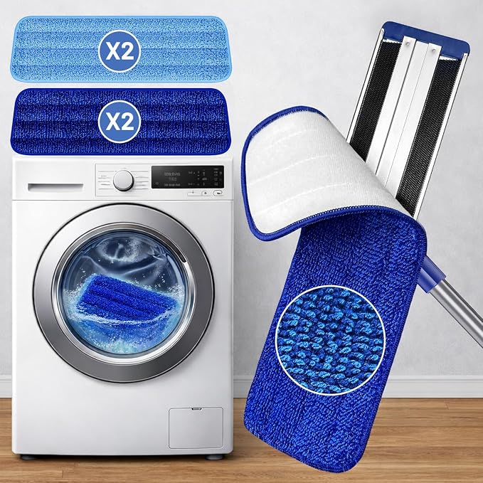 Microfiber Flat Mop for Hardwood Floors Cleaning - Image 6