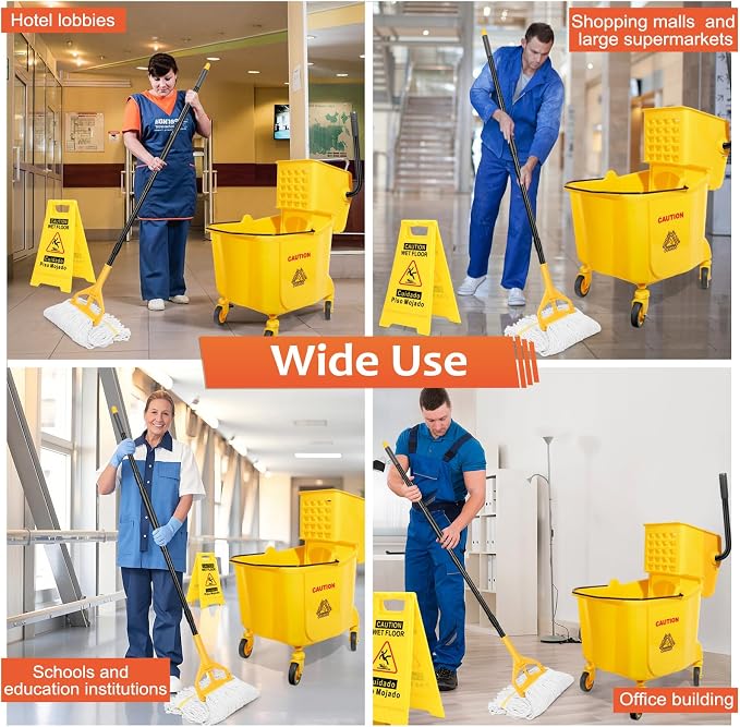 35 Qt Commercial Mop Bucket - Image 6