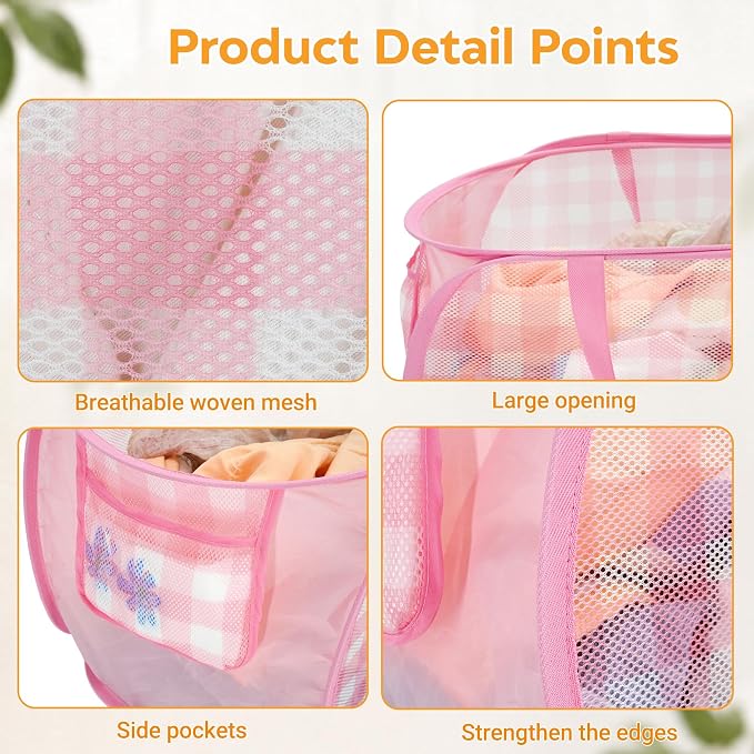 Sturdy Collapsible Laundry Baskets - Image 4