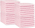Amazon Basics face Towels for Bathroom, 100% Cotton Extra Absorbent washcloth by AmazonBasics