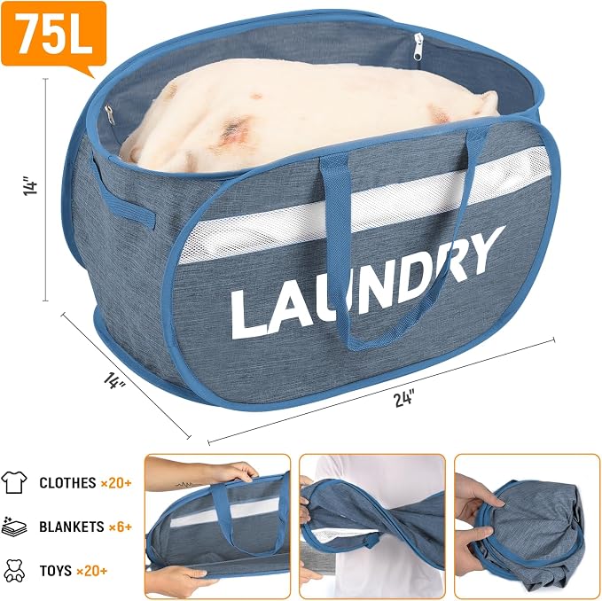 Collapsible Laundry Baskets - Image 5