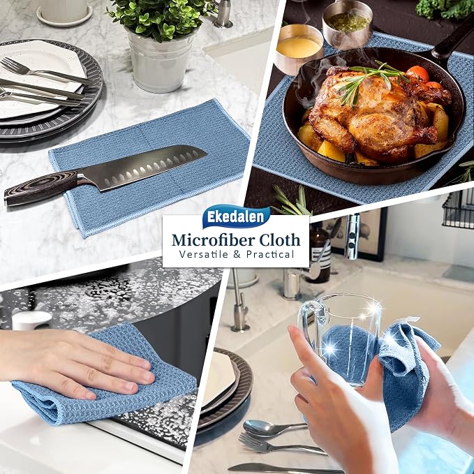Ekedalen Microfiber Cleaning Cloth Lint Free Glass Polish - Image 8