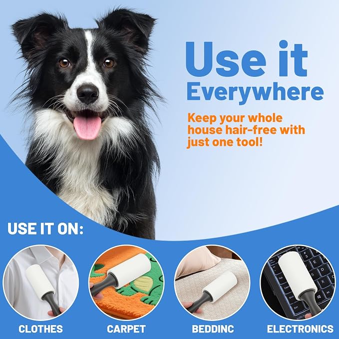 Lint Rollers for Pet Hair Extra Sticky, 440 Sheets - Image 4