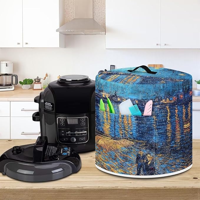 Starry Night Dust Cover for 3 Quart Instant Pot, Universal Size, Polyester, Not Water Resistant