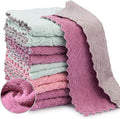 Bessrung 20 Packs Kitchen Cloth Dish Towels, Nonstick Oil Fast Drying Washcloths by Bessrung
