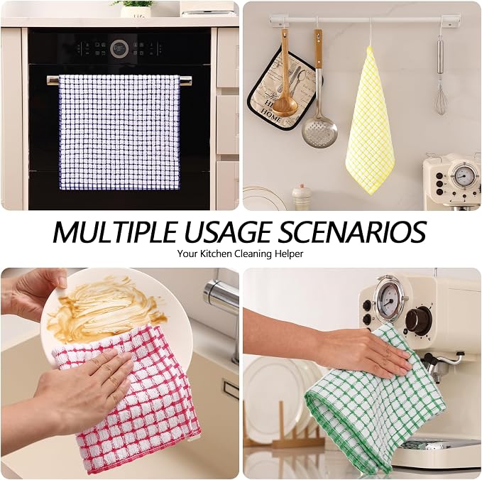 Homaxy Kitchen Towels and Dishcloths Set - Image 6
