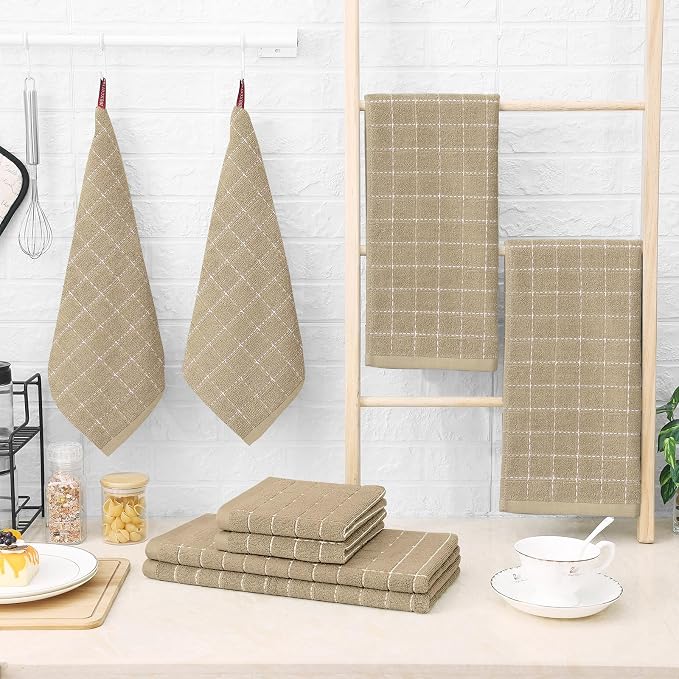 Homaxy Kitchen Towels and Dishcloths Set - Image 8