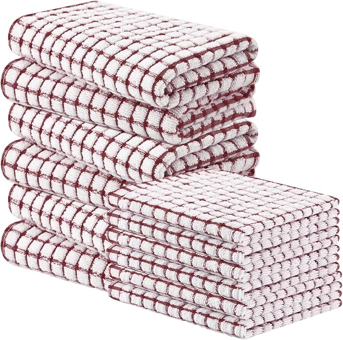 Homaxy Kitchen Towels and Dishcloths Set by Homaxy