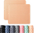 CAKETIME 2 Pack Silicone Dish Drying Mat by CAKETIME
