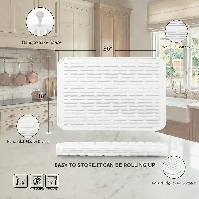 MicoYang Silicone Dish Drying Mat - Image 2