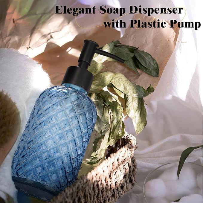 1 Pack 14oz Glass Soap Dispenser - Image 3