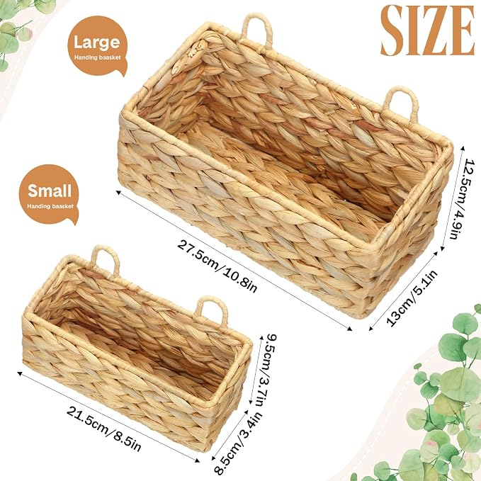 Tioncy 2 Pcs Hanging Wall Baskets - Image 3