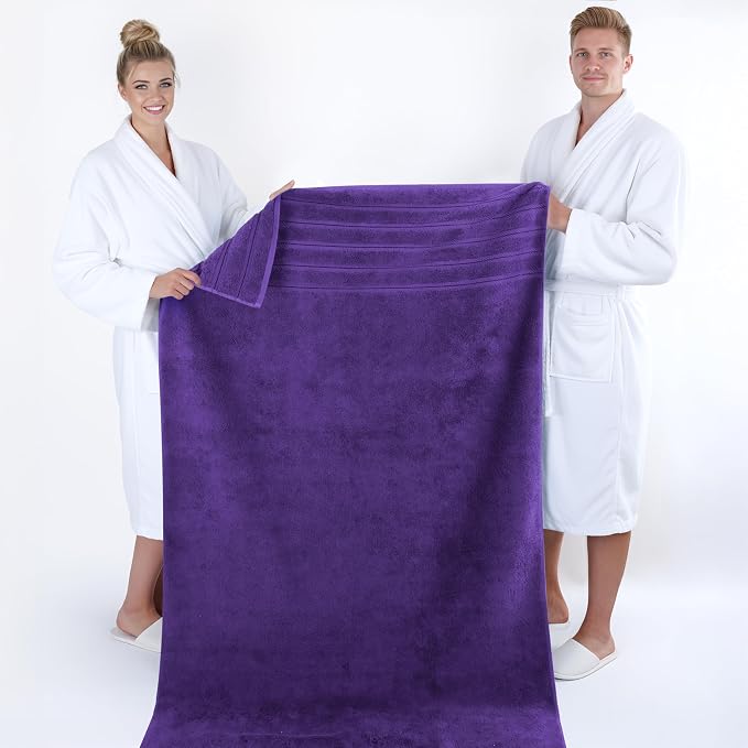 American Soft Linen 100% Cotton Luxury Turkish Towels, 35x70 XL Bath Sheet | - Image 5