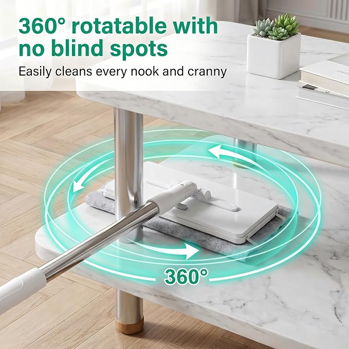 Snap Grip Mini Mop, Hands Free Flat Mop - Image 5