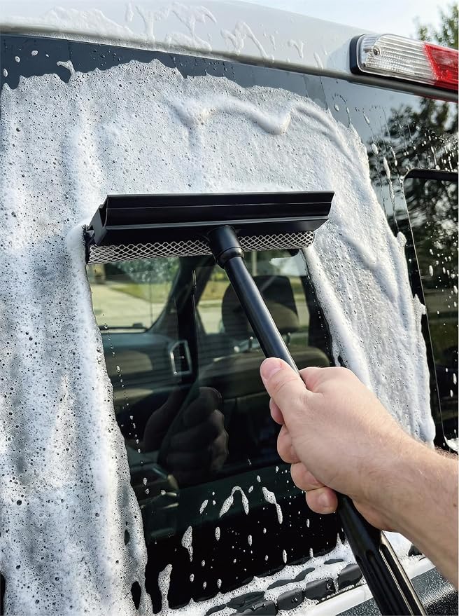 2 in1 Window Squeegee for Car, Window Cleaning Tool - Image 5