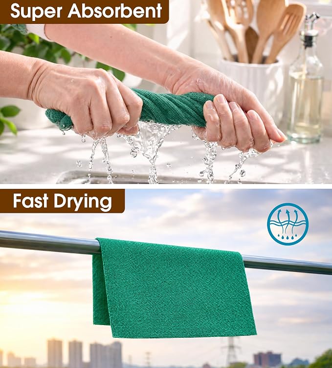 KitchLife Microfiber Cleaning Cloth Roll, 100 Pack - Image 8