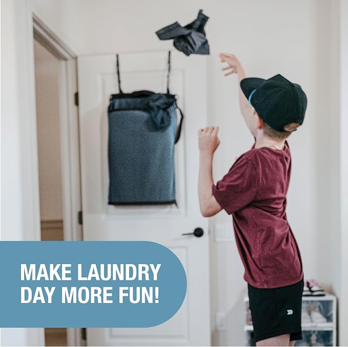 CleverMade Hanging Laundry Hamper Bag - Image 6