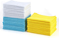 Amazon Basics Microfiber Cleaning Cloths, Ultra Absorbent, Scratch-Free by AmazonBasics