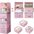 GRANNY SAYS Hanging Closet Organizer, 5 Drawers, 6 Shelves, 6 Pockets, 6 by GRANNYSAYS