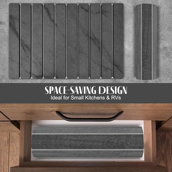 2 PCS Large Stone Dish Drying Mat - Image 3