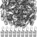 Teenitor 100 PCS Small Curtain Hooks Curtain Clips Bag Clips, Stainless Steel by PERFECTYOURBEAUTY