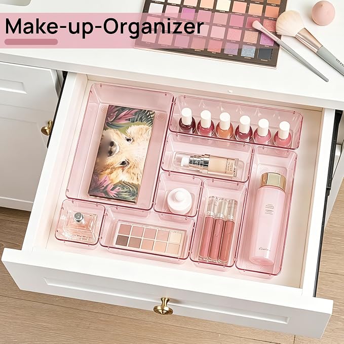 Vtopmart 25 Pack Plastic Drawer Organizers - Image 4