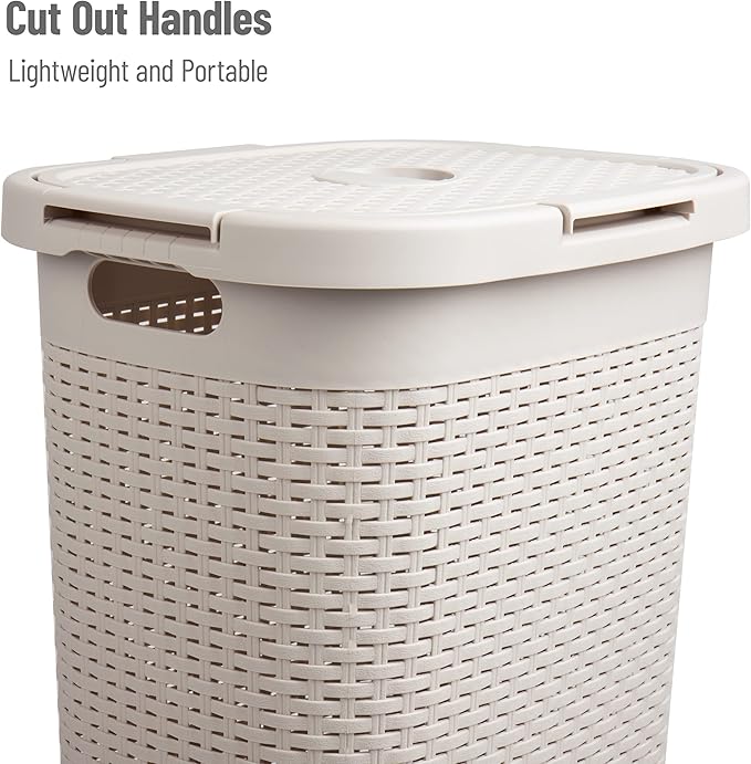 Mind Reader Tall Tapered Laundry Hamper - Image 4